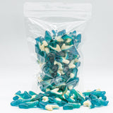 Guatemalan Gummy Sharks 3 lb - Gelatin Based, Perfectly Chewy, Cranberry Flavored, Jelly Fruit Candy Bulk in Resealable Bag, Light Sugar Coating