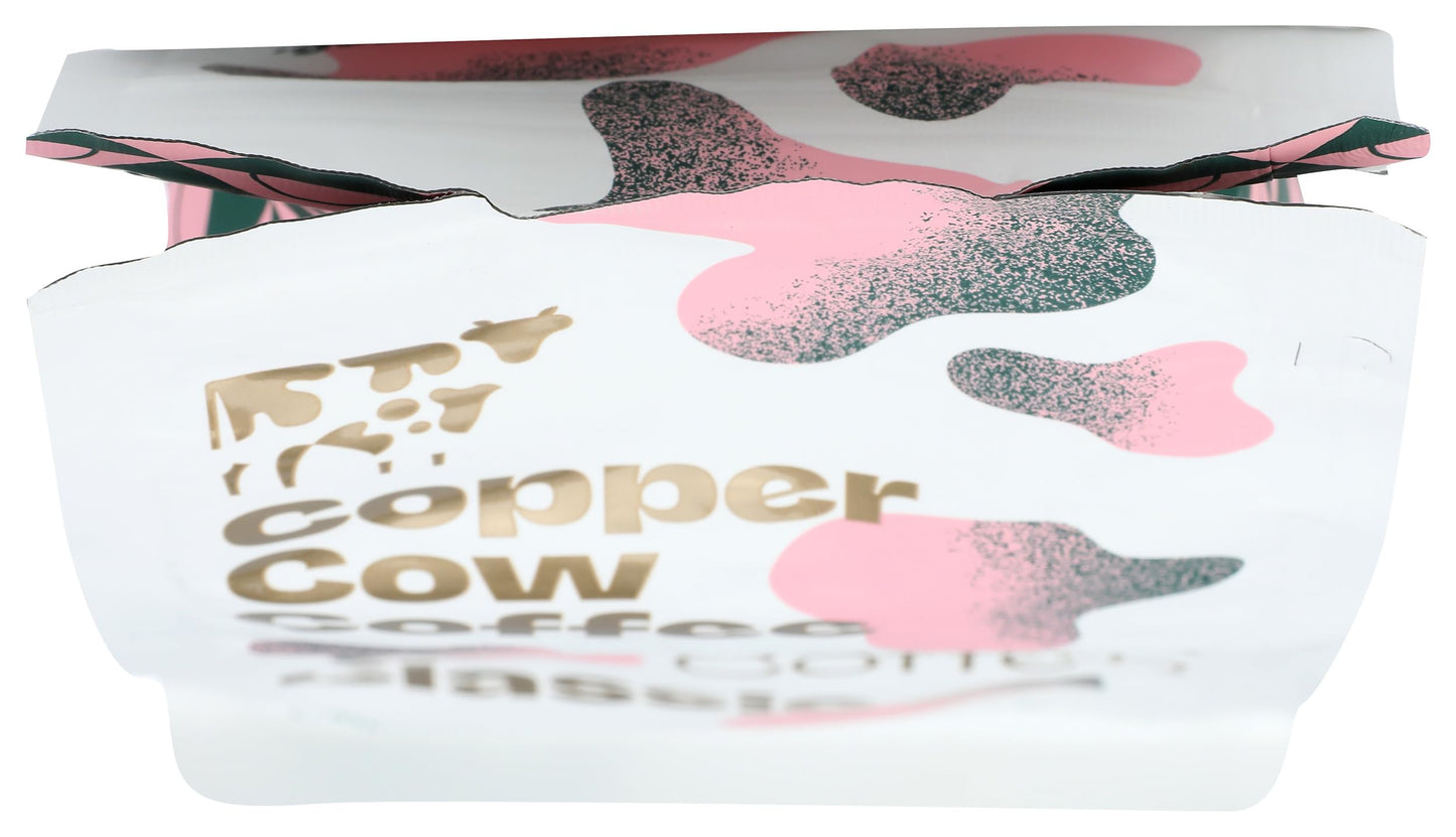 Copper Cow Coffee Classic Ground Coffee, 12 OZ