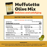 Olive My Pickle Muffuletta Olive Mix - 48 Ounces | 3 Pack Bundle of Healthy Live Culture Muffuletta Mix Olives for Gut Health | Perfect Snack