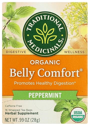Traditional Medicinals Tea Grn Peppermint Org