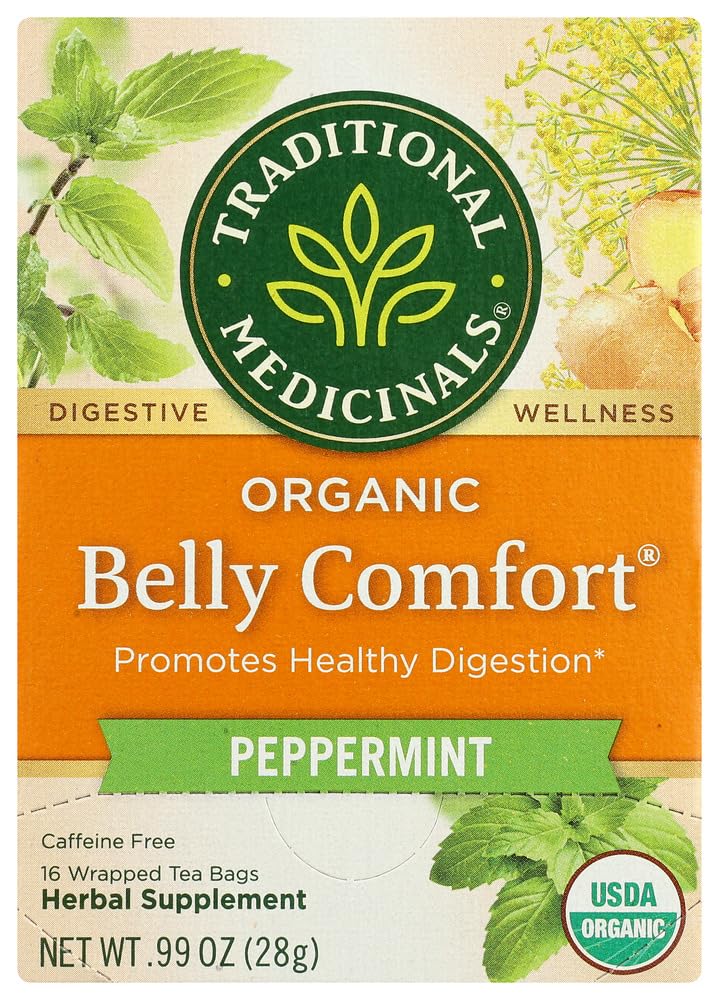 Traditional Medicinals Tea Grn Peppermint Org