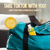 Pocas Toktok Pineapple Juice 12-Pack - Made with Real Fruit & Chewy Nata De Coco, 8 Oz Each