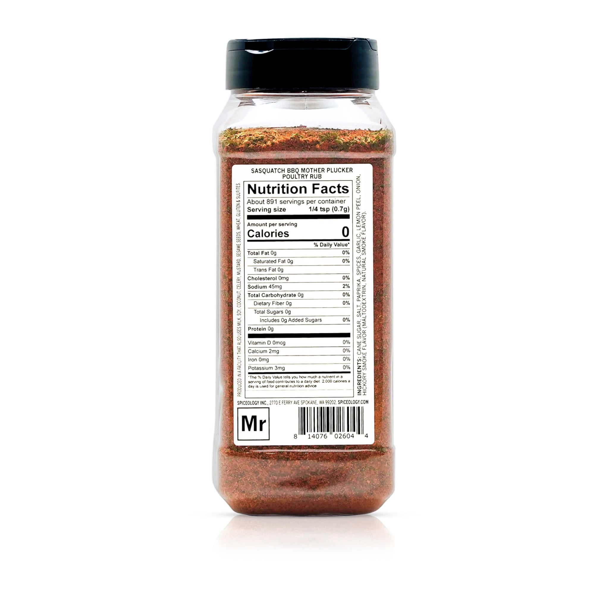 Spiceology - Sasquatch BBQ Mother Plucker - Poultry Seasoning - Use On: Chicken, Duck, Veggies, Wings, and Eggs - Sweet & Savory Barbeque Rubs, Spices