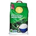 25 Pounds (LBS) Premium Thai Hom Mali Jasmine Rice | Endorsed By Pro Chefs | Four Elephants Brand | DIY Friendly Cooking Instructions Packaging
