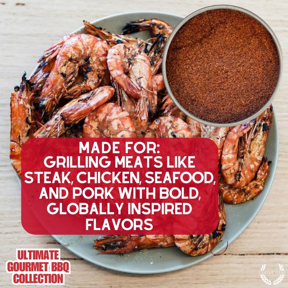 Gustus Vitae | Ultimate BBQ Seasoning Collection | All Natural Spice Blends