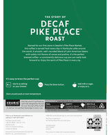Starbucks Pike Place Decaf Coffee, Keurig (100684)