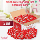 Chocolate Bars KitKat - 5lb Candy Pack - Delicious and Crunchy Chocolate Candy Bulk for Adults and Kids - Party Pack - Holiday, Full Size