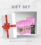 5X Unicorn Gummies - 4.9OZ Bundle with Bar Protein Choc S Salt - 1.8OZ - Rainbow Gummy Candy and Strips with Chocolate Sea Salt Protein Bar - Gift Set