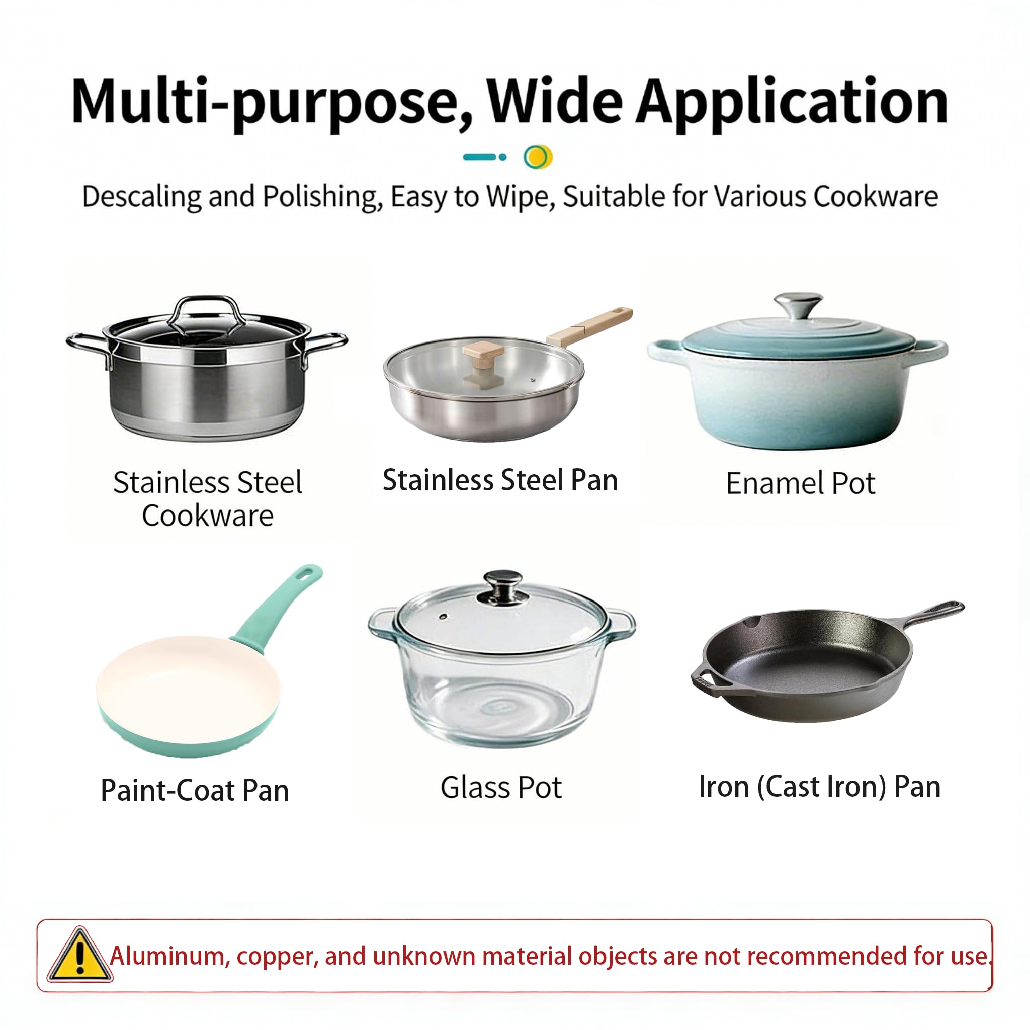 Curvflatn Heavy Oil Stain Cleaner, Pot Bottom Black Stain Cleaner,Stainless Steel Cleaning & Polishing, Powerful Kitchenware Cleaner, Multi-purpose
