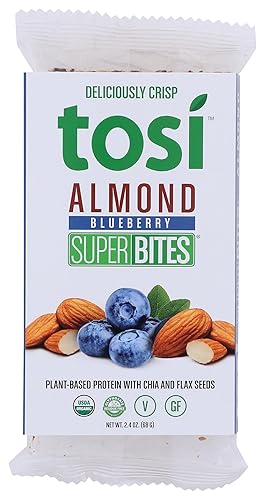 Tosi Superbites, Almond Blueberry, 2.4 Oz