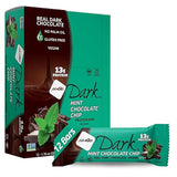 NuGo Dark Chocolate Mint Chocolate Chip, 13g Protein Bar, Vegan, Gluten Free, Non-GMO, Kosher Pareve, 12 Count