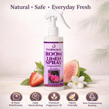 Freshwaves Room and Linen Spray | Rio Glow Fragrance Oil | Air Spray Freshener | Room Spray Odor Eliminator | Air Freshener Sprays for Home, Office