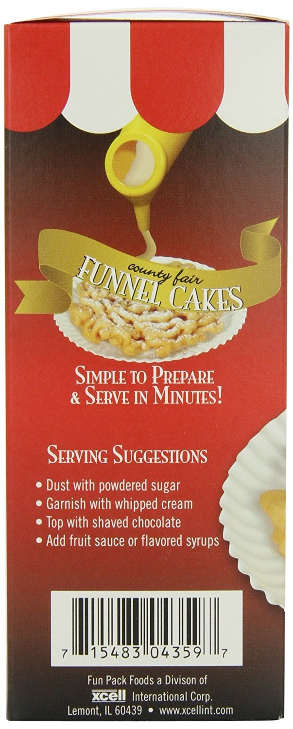 Fun Pack Foods Funnel Cake Mix (Pack of 2)