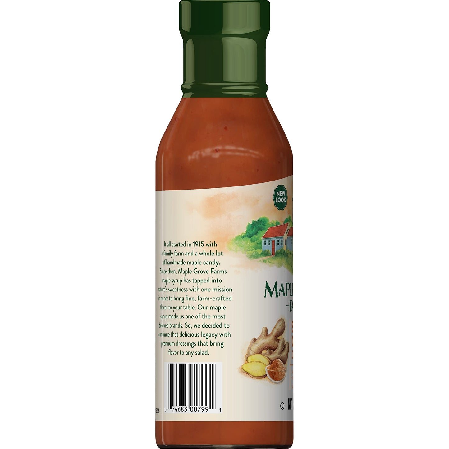 Maple Grove Farms Salad Dressing, Sesame Ginger Dressing, 12 Ounce