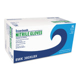 Boardwalk 380XLCT Disposable General-Purpose Nitrile Gloves X-Large Blue 4 mil 1000/Carton