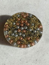 Himalayan Sea Salt Orgone Generator Energy Accumulator 528Hz/7.83Hz/Advance Harmonics Many Beautiful Ingredients and Colors! (Himalayan Sea Salt)