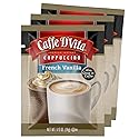 Caffe D'Vita French Vanilla Cappuccino Mix - Instant Cappuccino Mix, French Vanilla Instant Coffee, Gluten Free, No Cholesterol & Hydrogenated Oils