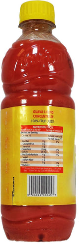 Dafruta Guava Liquid Concentrate- 16.9 FL.OZ 500ml, 6 Pack