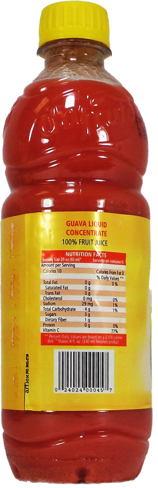 Dafruta Guava Liquid Concentrate- 16.9 FL.OZ 500ml, 6 Pack