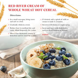 Red River Cereal Cream of Whole Wheat Hot Cereal, High Fiber, 908g 1-Pack