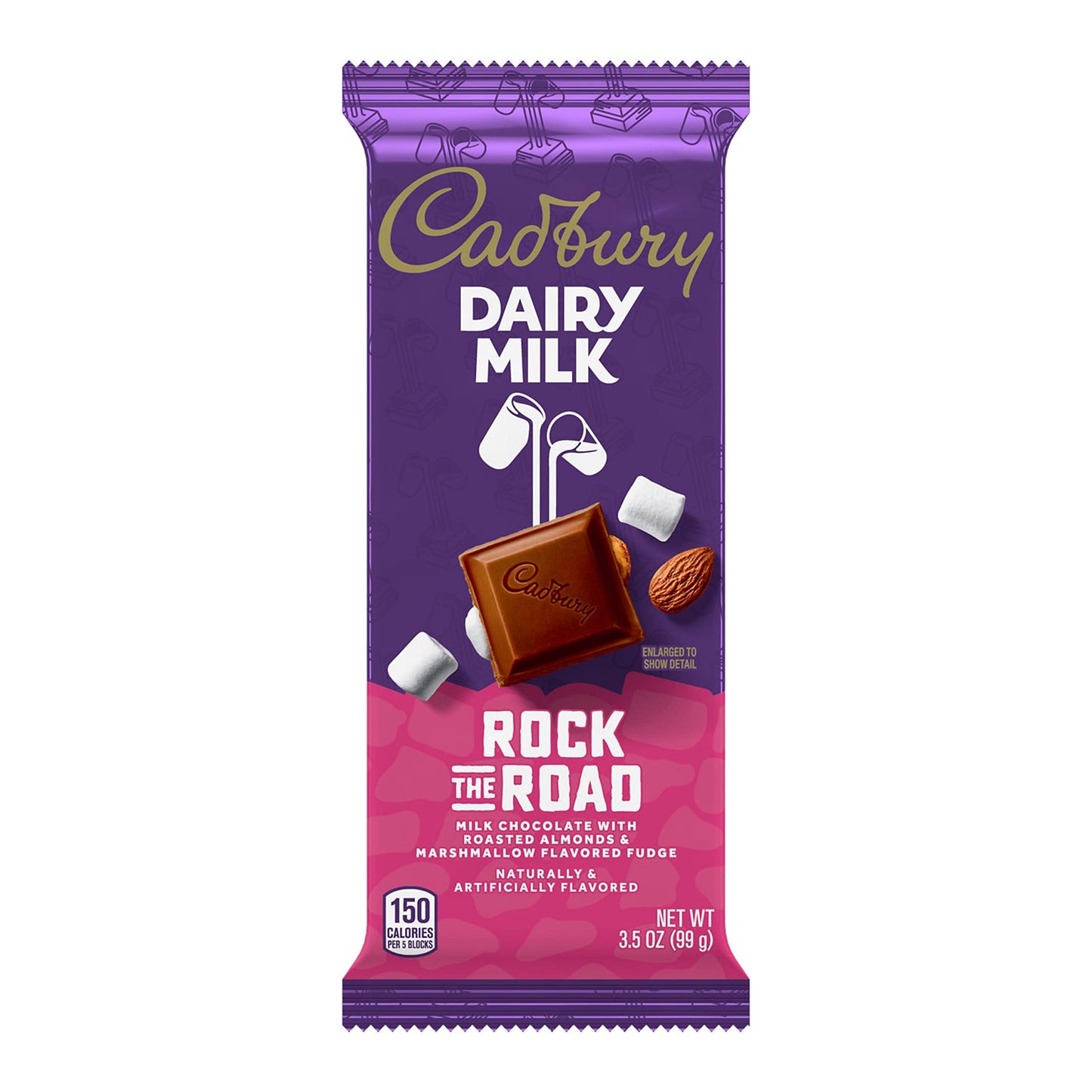 CADBURY DAIRY MILK Rock the Road Milk Chocolate Candy Bars, 3.5 oz (14 Count)