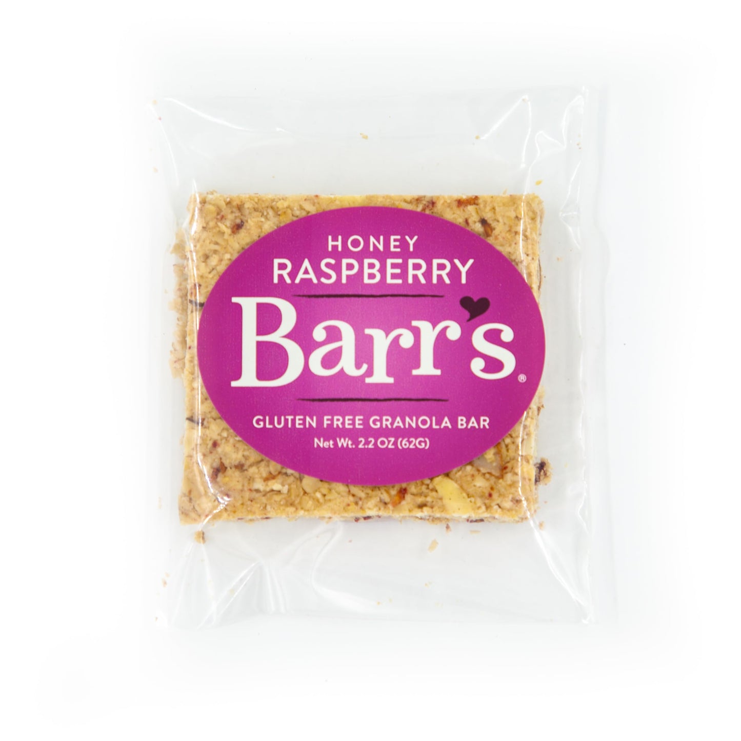 Mrs. Barr’s Natural Foods Granola Bars | Honey Raspberry | Certified Organic Gluten Free Oats | Soft Texture | Small Batch | Gourmet Quality | Real