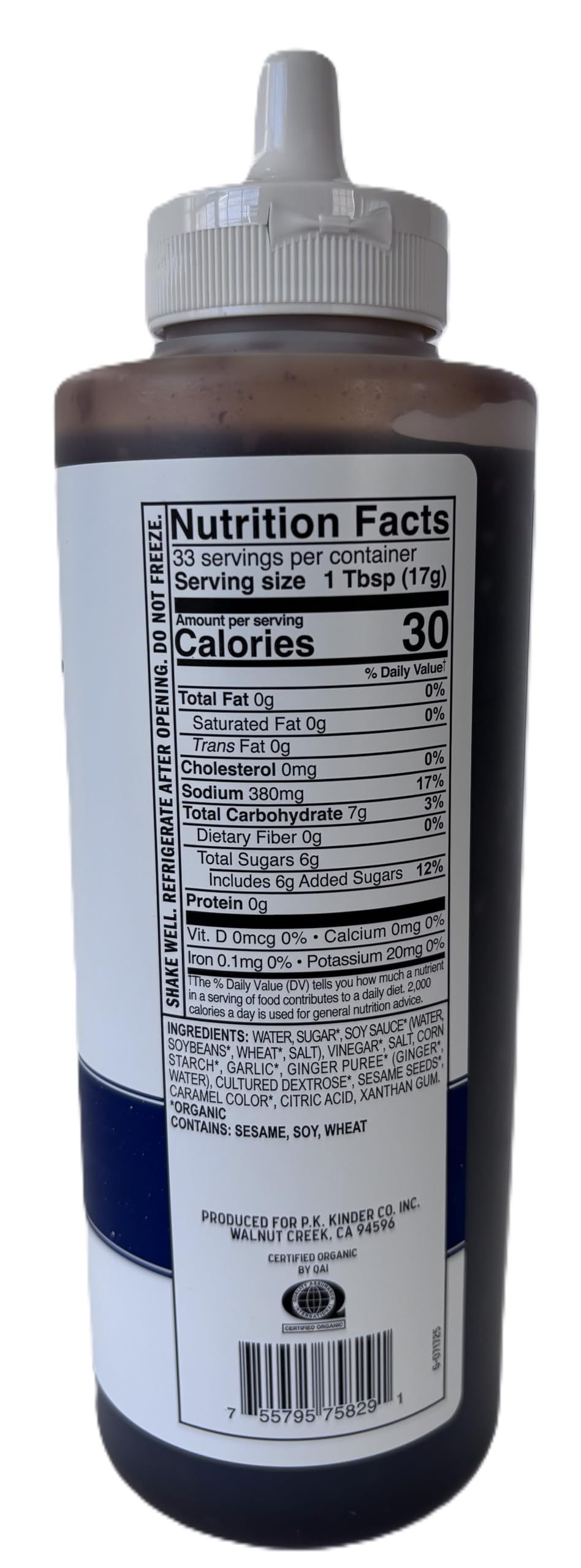 Kinder’s Organic Teriyaki Sauce & Glaze with Sesame & Ginger, 2 Pack 39.8 oz Total | USDA Organic | Vegan & Vegetarian | Perfect Marinade, Stir-Fry