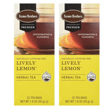 Farmer Brothers Premium: Lively Lemon Hot Tea - 2/25 ct boxes