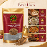 Spice Magic Caraway Seeds 1 lb (454 g) | 100% Natural, Non-GMO, Vegan | Fresh & Aromatic Spice for Pickles, Sauces, Rye Bread Baking, Cooking