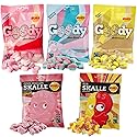 BUBS Swedish Candy 5-Pack Variety - Vegan Foam Candy Mix - Blueberry, Strawberry Vanilla, Banana Toffee, Raspberry Skulls & Sour Skulls - Five 90g