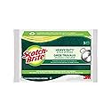 Scotch-Brite MMMHD3 Heavy Duty Scrub Sponge, Yellow & Green, 3 Per Pack