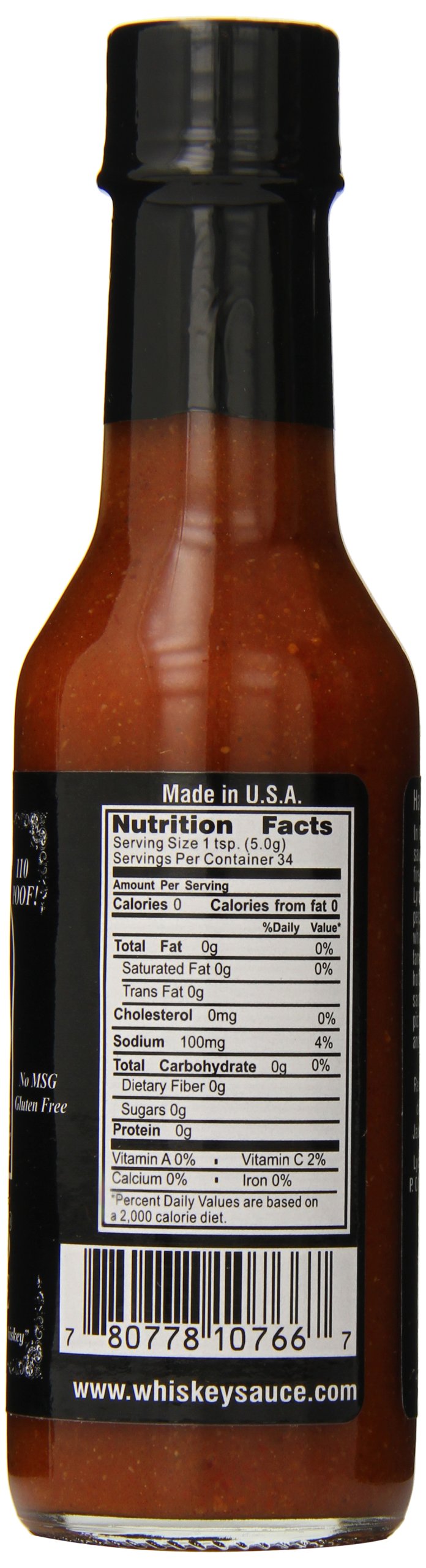 Lynchburg Tennessee Whiskey Habanero Hot Sauce, 6 Ounce