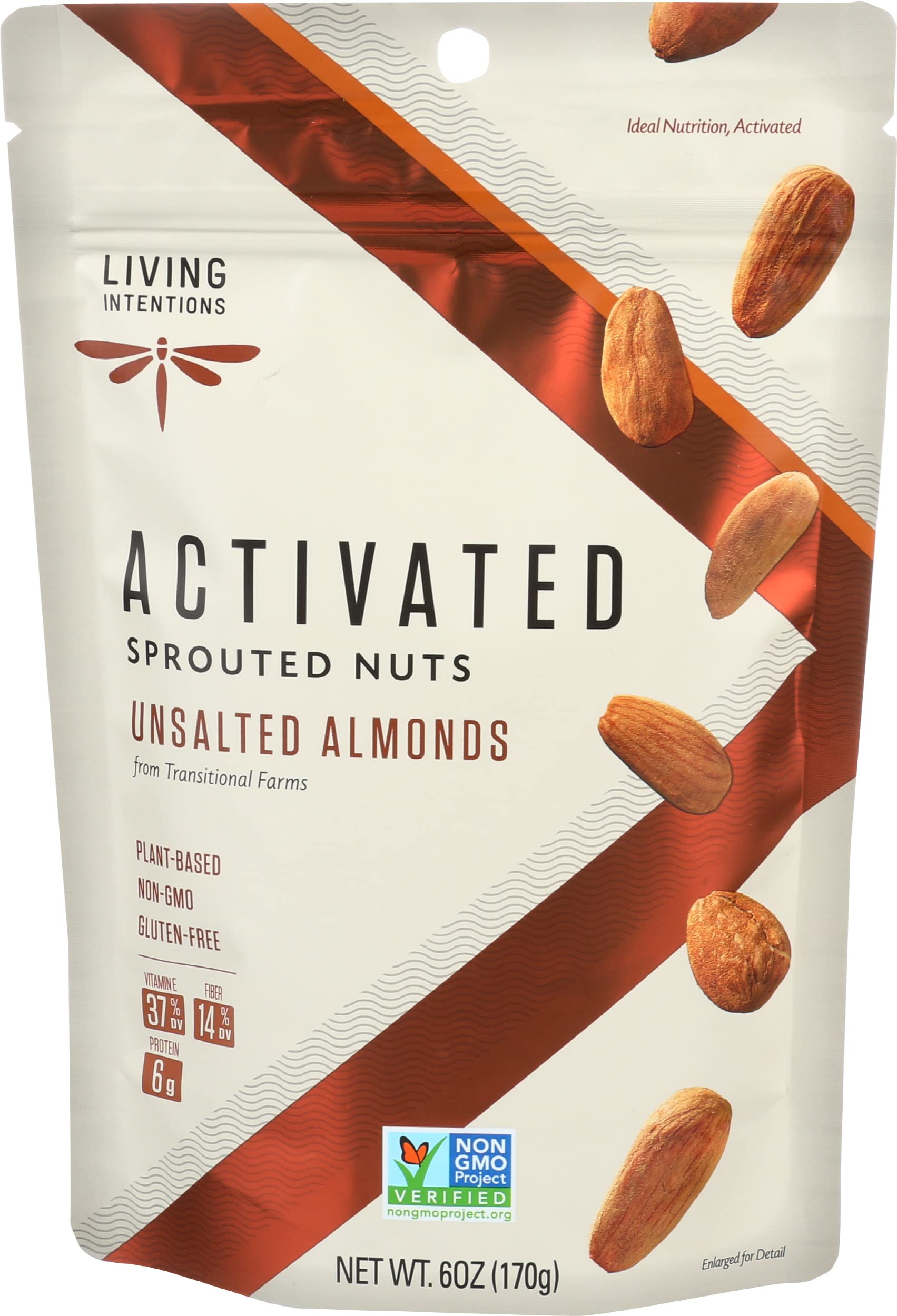 Living Intentions, Almonds Sprouted, 6 Ounce