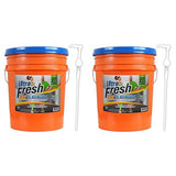 Ultra Fresh Platinum Sport 5 Gallon 6X Laundry Detergent Suitable for All Machine Type and Up to 640 Laundry Loads with Pump (2 Pack)