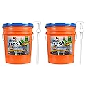 Ultra Fresh Platinum Sport 5 Gallon 6X Laundry Detergent Suitable for All Machine Type and Up to 640 Laundry Loads with Pump (2 Pack)