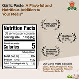 Laxmi Garlic Paste 8oz | Premium quality and pure Garlic, Ground | Vegetarian | Non-GMO certified | Ethically Sourced