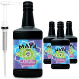 Maya Heritage Chai, Original Tea Concentrate, 64 Fl Oz, Pack of 4 with 1 Pump