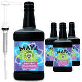 Maya Heritage Chai, Original Tea Concentrate, 64 Fl Oz, Pack of 4 with 1 Pump