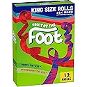 Fruit by the Foot Fruit Flavored Snacks, Berry and Strawberry Tie-Dye, 12 King Size Rolls, 15 oz