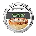 Bartesian Sizzling Spicy Salt Cocktail Glass Rimmer - Margaritas Cocktails Flavored Rimming Garnish for Margarita Bar Drink Glasses - Professional