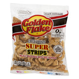 Golden Flake Super Cracklin Strip w/Red Pepper Seasoning 3 oz (Pack of 4)