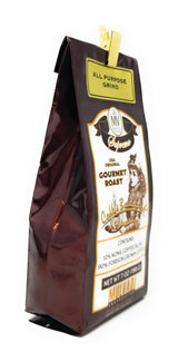 Mulvadi 10% Kona Coffee Blend, All Purpose Grind, 7 oz Resealable Bag with Aloha Hawaii Bag Clip - Medium Roast Hawaiian Coffee Blend