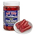 Bay View Smoked Pickled Polish Sausage, No MSG, Gluten Free, No Soy, 0g Sugar, 9g Protein, Hardwood Smoked, Mouthwatering Pickled Snack (8 Ounce