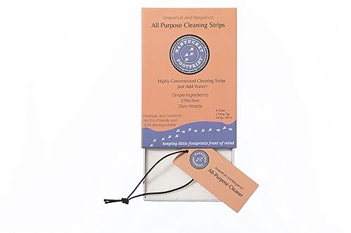 Nantucket Footprint Multisurface All Purpose Cleaner Refill Strips | Zero Waste Concentrated Cleaner (1)
