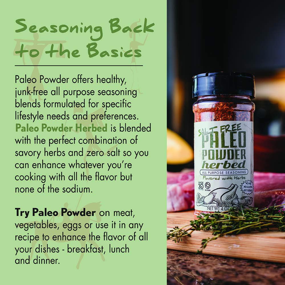 Paleo Powder All Purpose Salt Free Herb Seasoning.