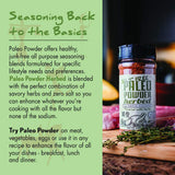 Paleo Powder All Purpose Salt Free Herb Seasoning.