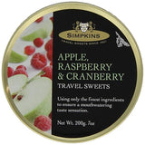 Simpkins Apple, Raspberry and Cranberry Drops 200 g (Pack of 6)