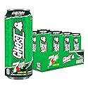 GHOST Energy Drink - 12-Pack, 7UP, 16oz Cans - Energy & Focus & No Artificial Colors - 200mg of Natural Caffeine, L-Carnitine & Taurine - Gluten-Free