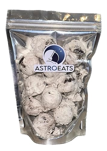 Astroeats Kosher freeze dried candy - Asteroid Scoops (Non-dairy cookies n cream ice cream)