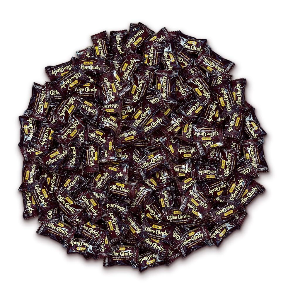 Bali's Best Coffee Candy, 2.2 Pound Bag, Individually Wrapped Hard Candy, Made with Real Sumatran Coffee, Halal
